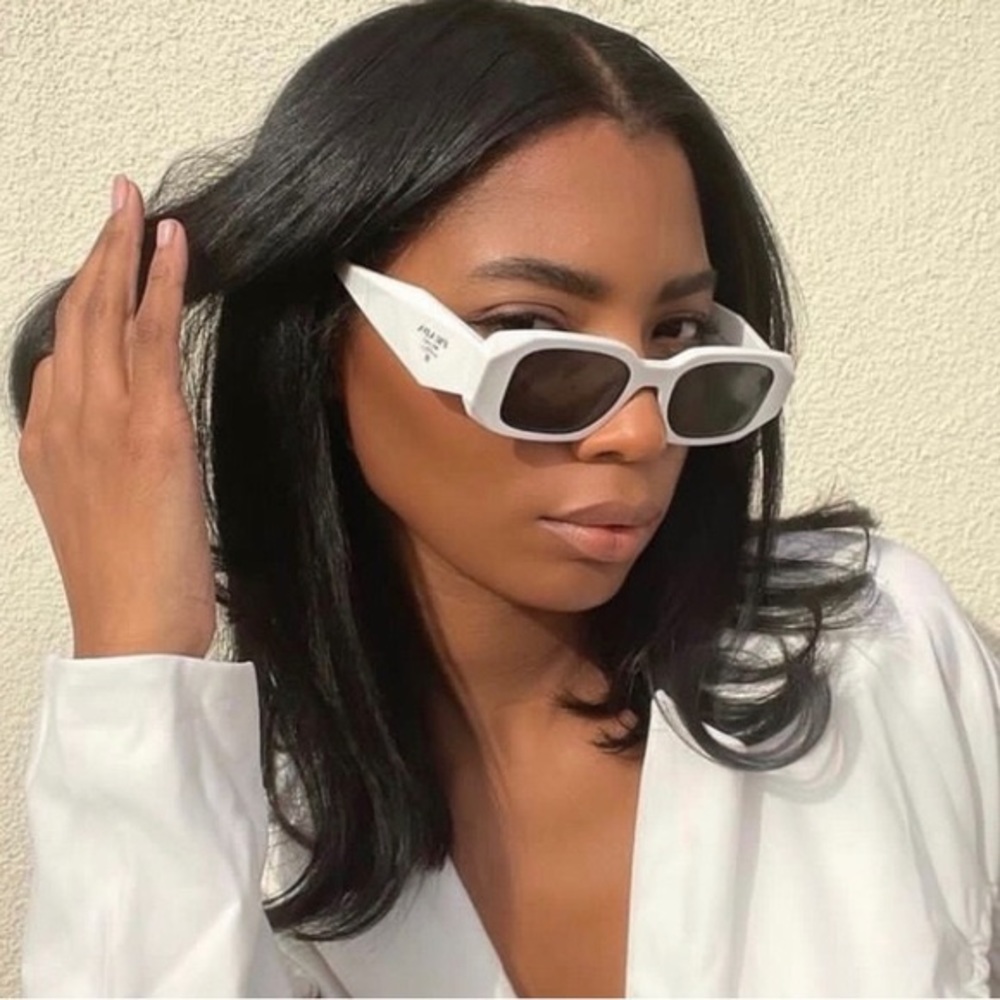 Prada SPR 17W authentic white sunglasses
